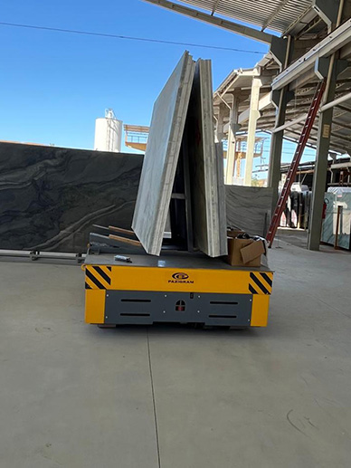 Electric Transfer Cart For Handling Stone