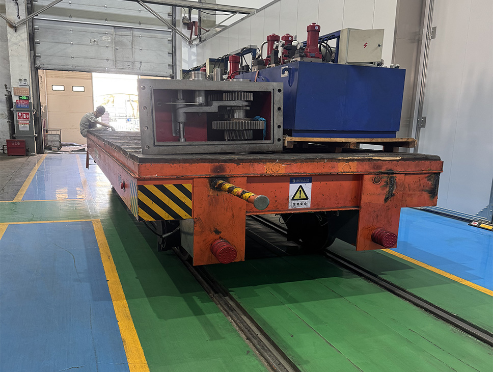 150 Ton Rail Transfer Cart for Steel Structure
